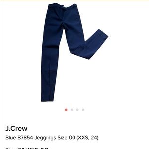 J crew blue Jeggings